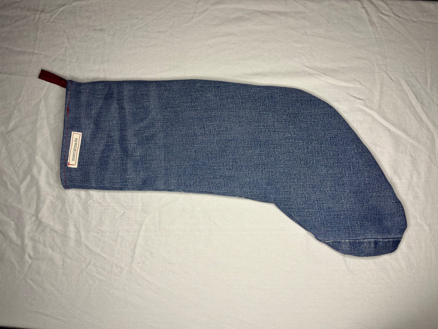 Denim & Mistletoe Stocking