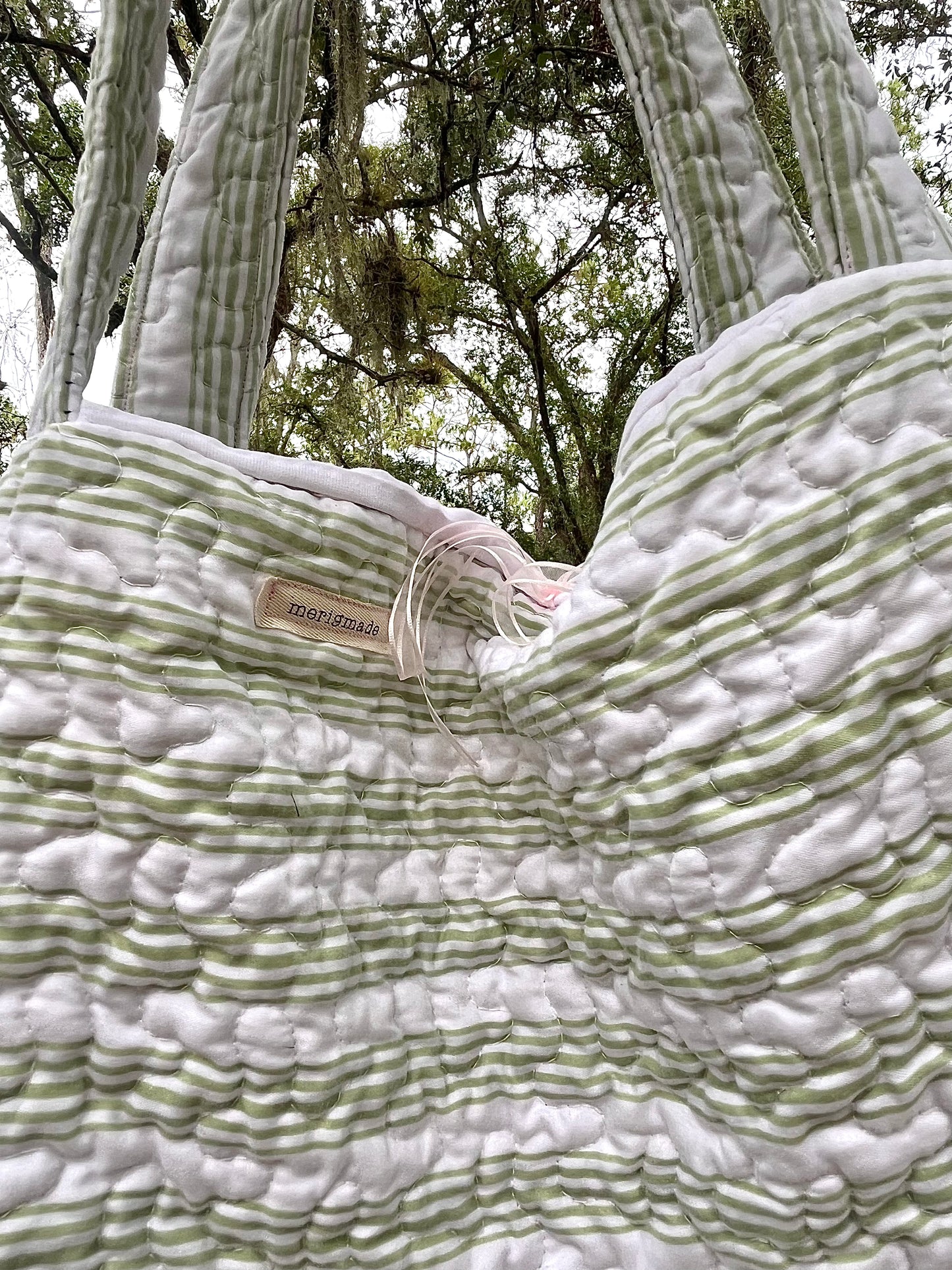 Candy Stripe Tote Bag