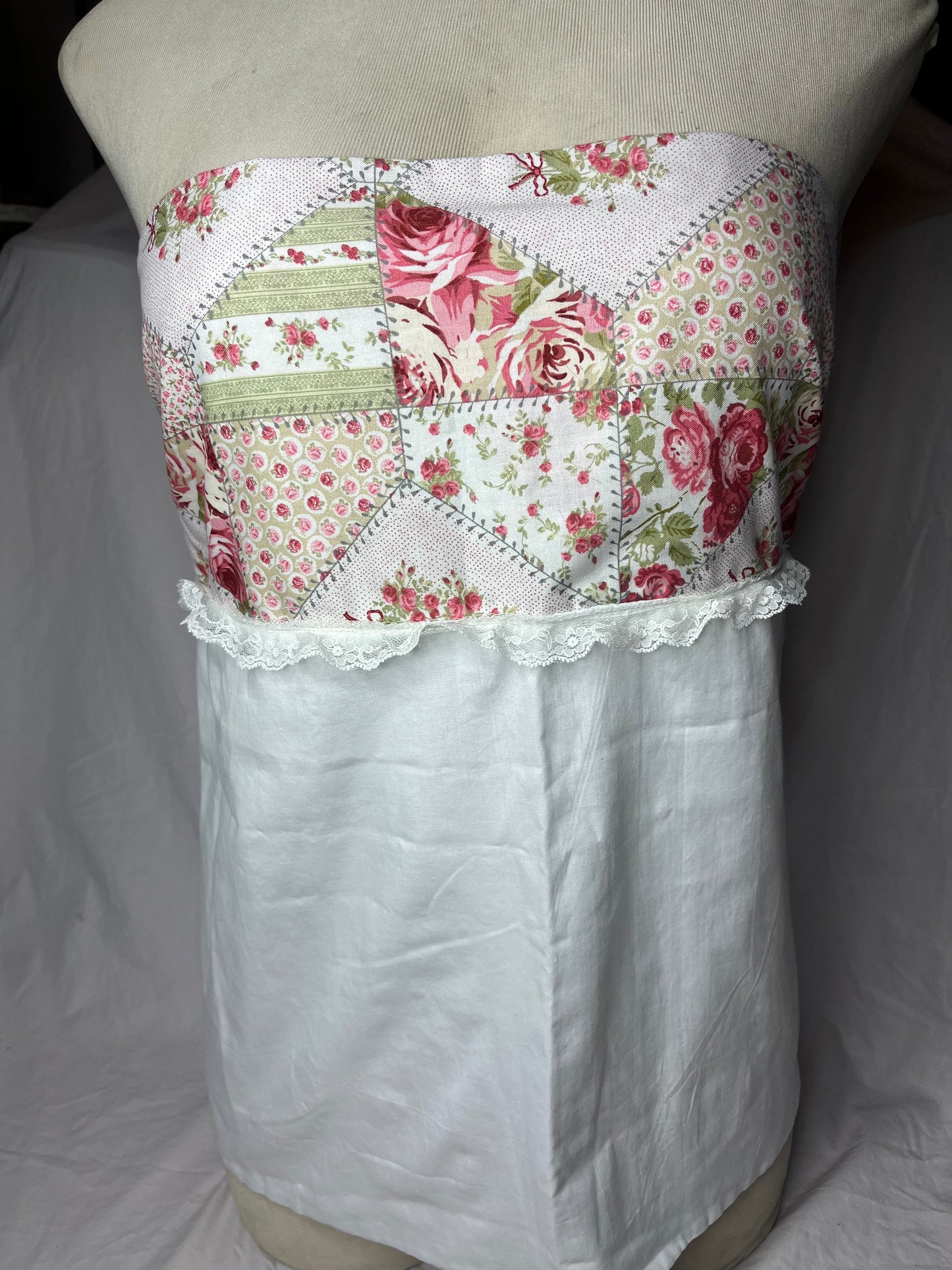 Strapless Tie Top
