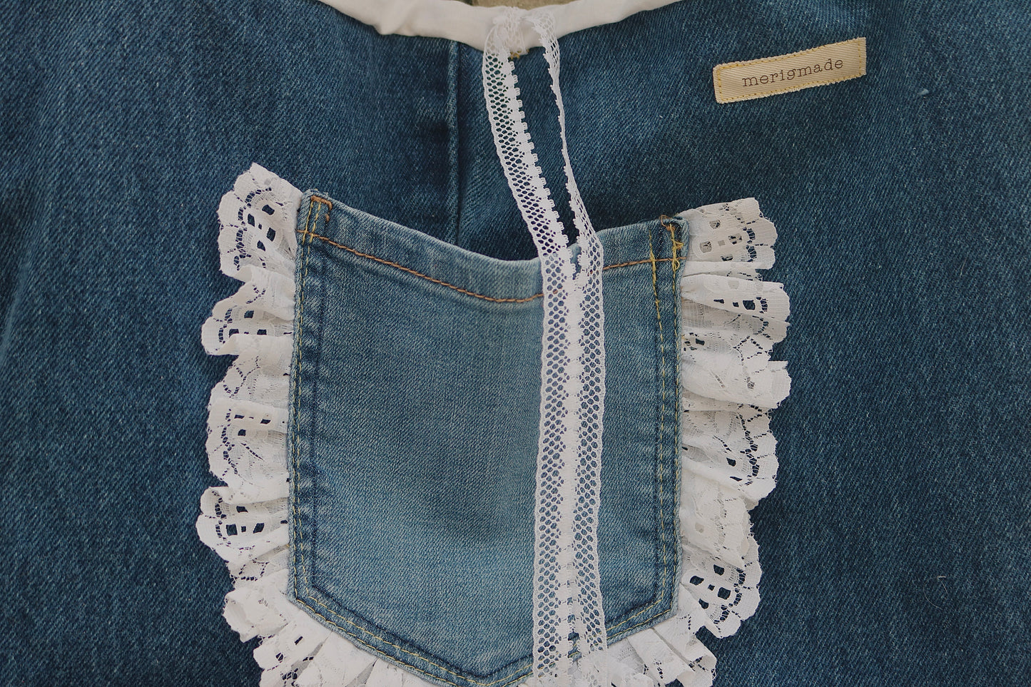 pocket poet denim tote