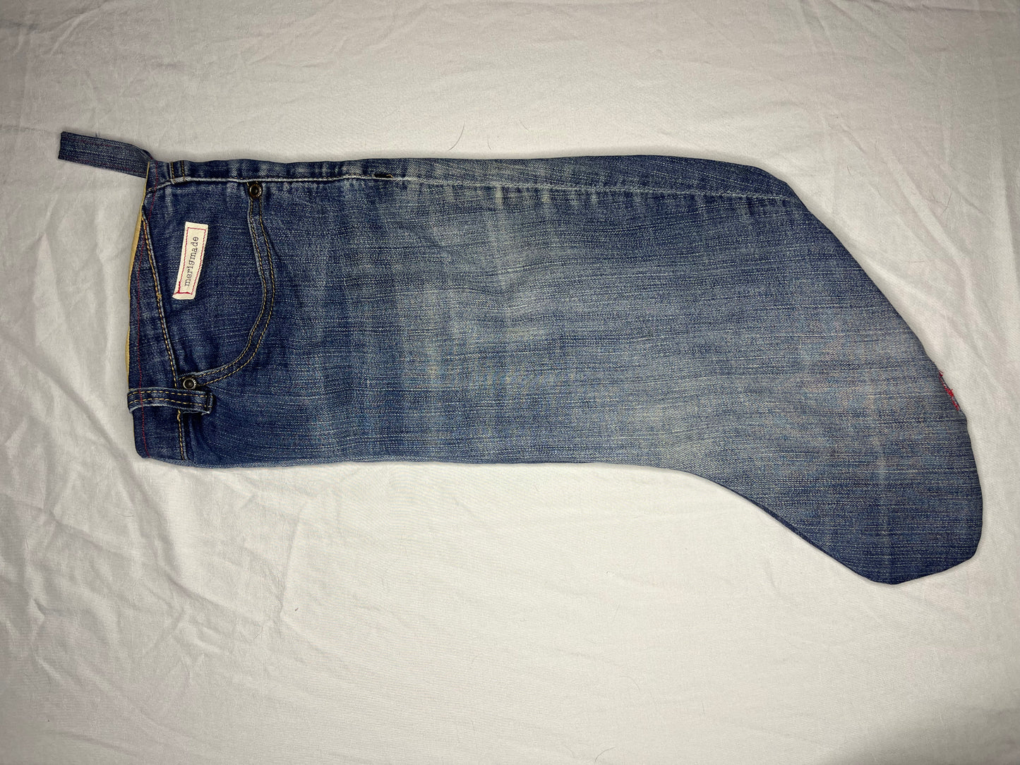 Frosted Denim Stocking