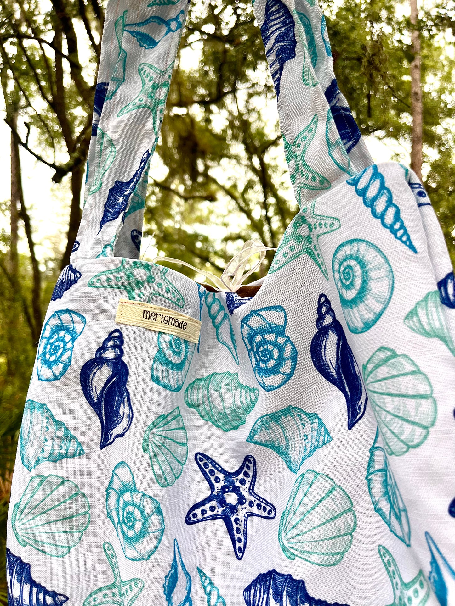 Blue Shell Tote