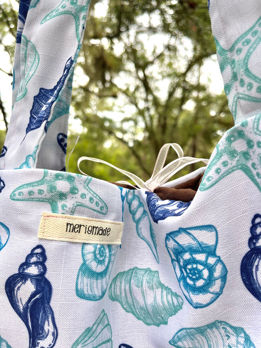 Blue Shell Tote