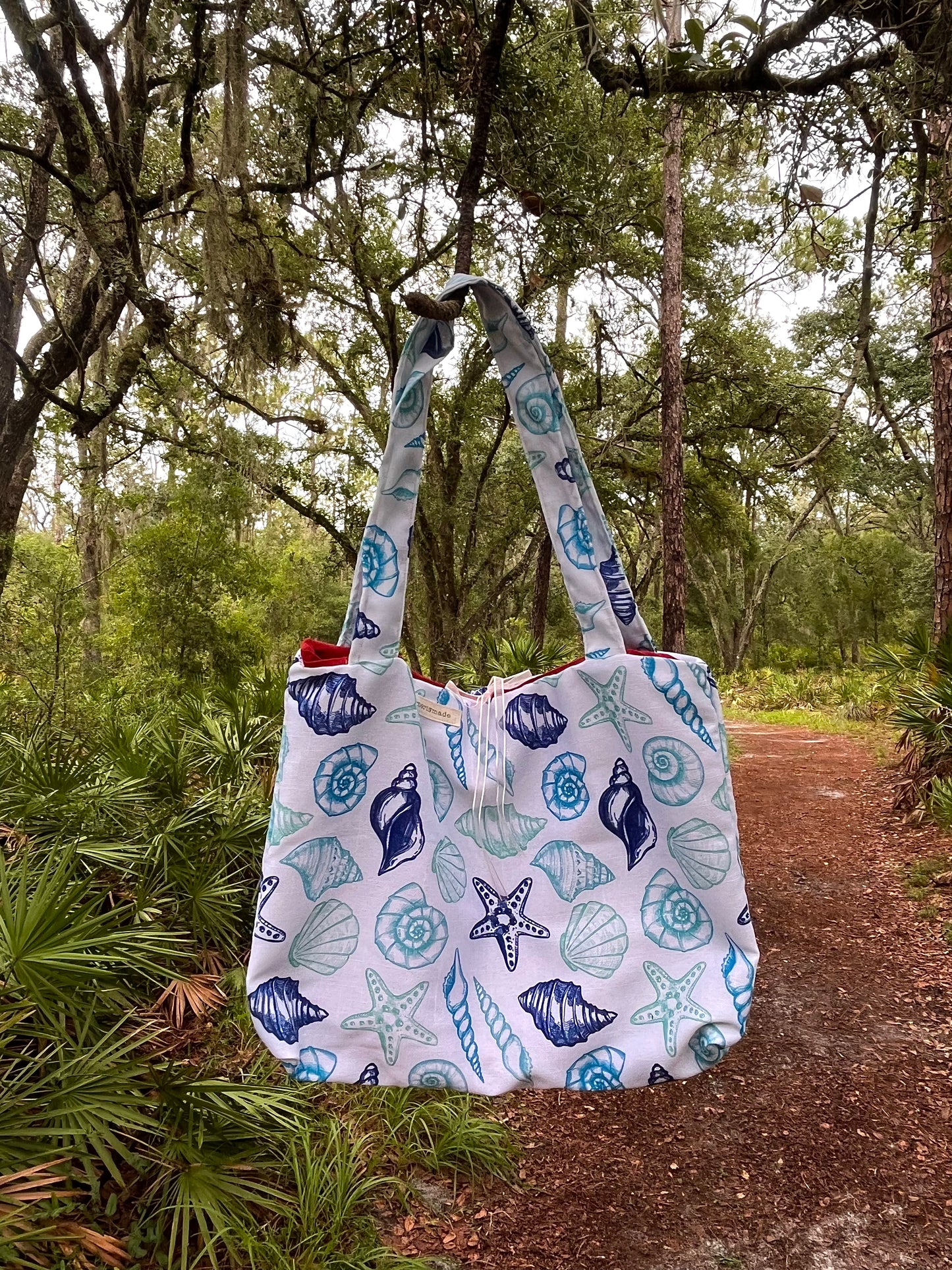 Blue Shell Tote