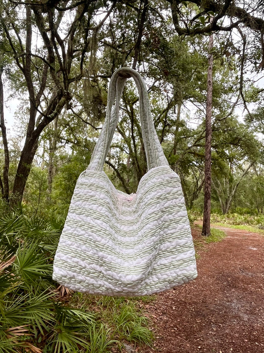 Candy Stripe Tote Bag